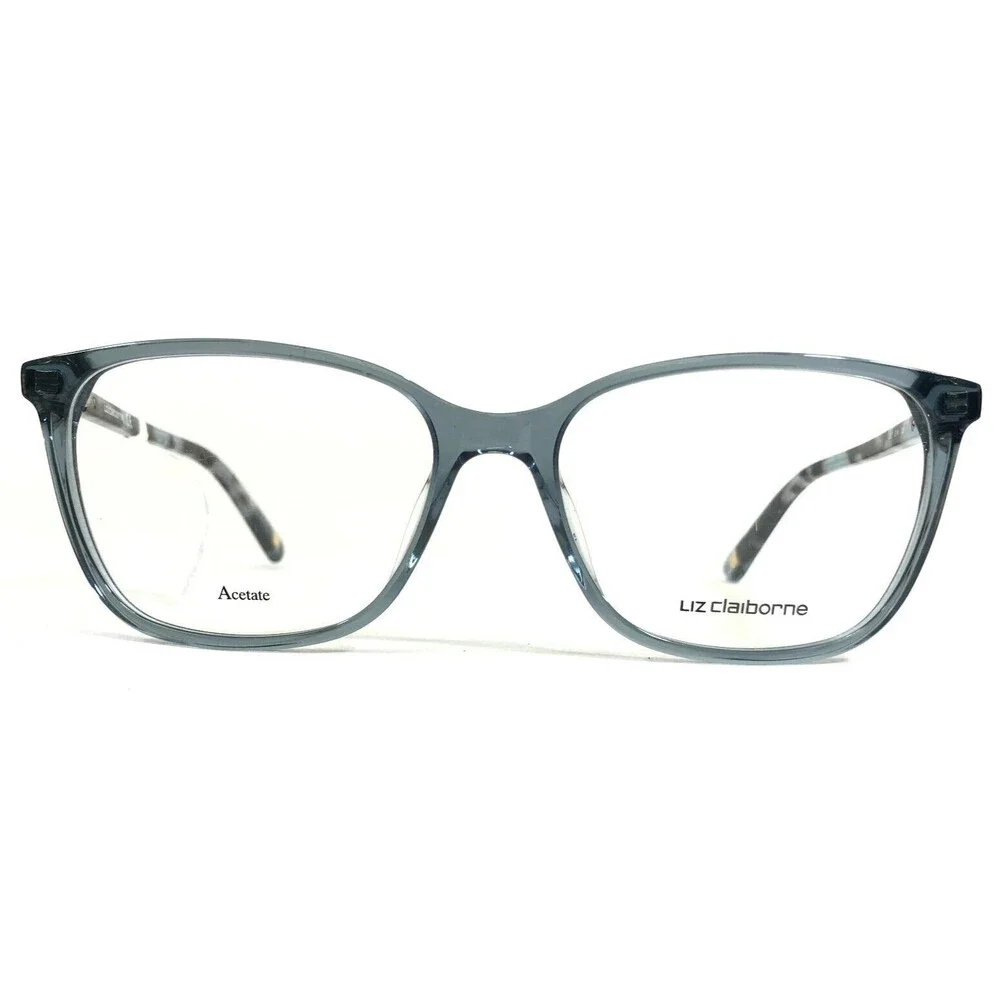 Liz Claiborne Eyeglasses Frames L657 E1N Clear Blue Brown Tortoise 52-16-135